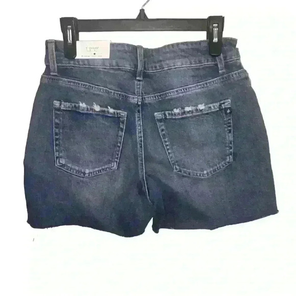 Maurices M Jeans Shorts Mid Rise "5 Inseam Patchwork Stretch Size 8 New NWT - Picture 5 of 5